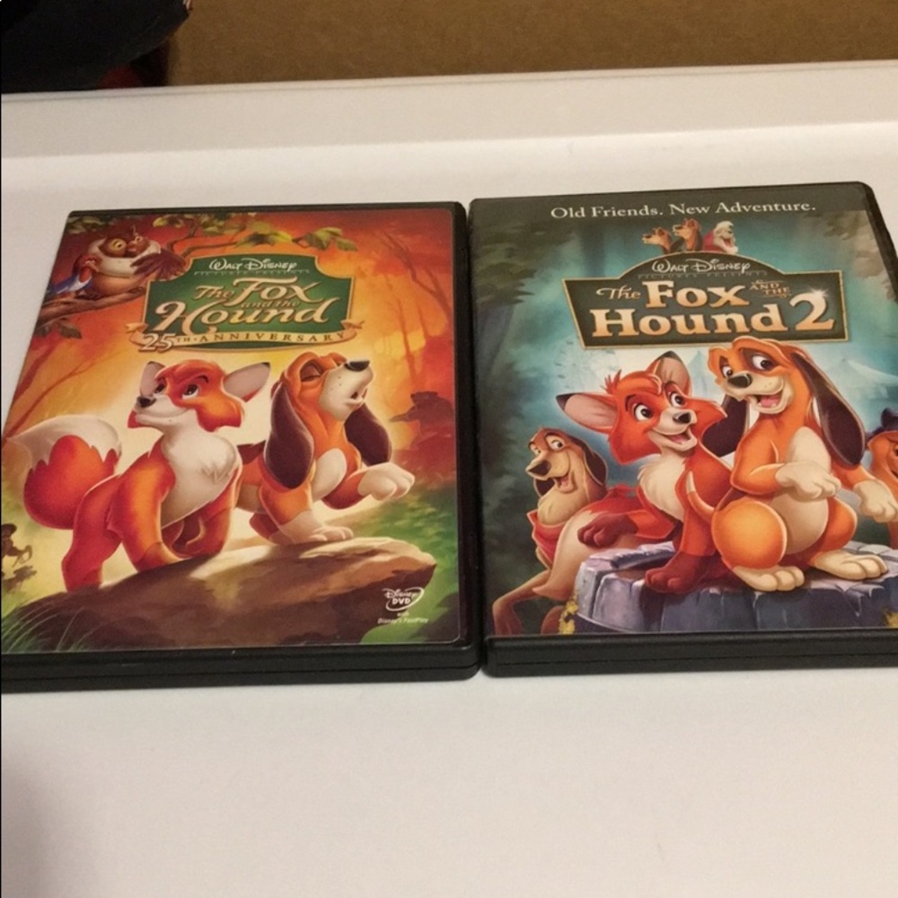 The Fox and the Hound & the Fox and the Hound 2 DVDs